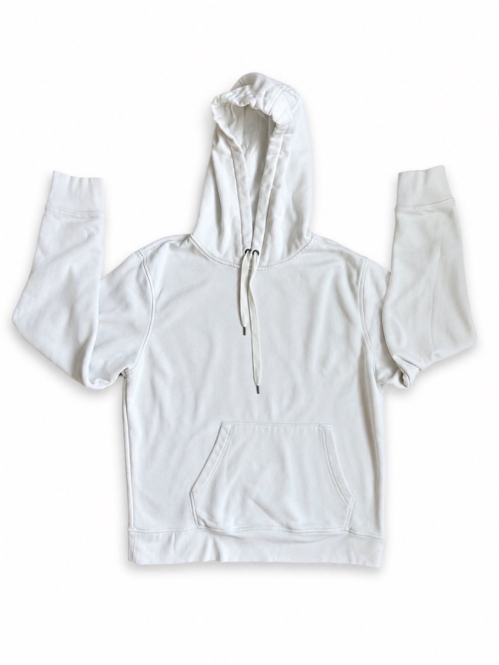 Amazon Essentials Women’s Pullover Hoodie Size‎ L Off White Kangaroo Pocket